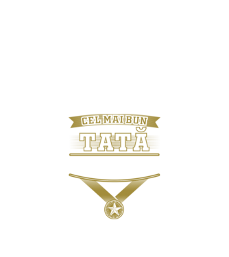 Cel mai bun tată tatuat model negru pe tricou