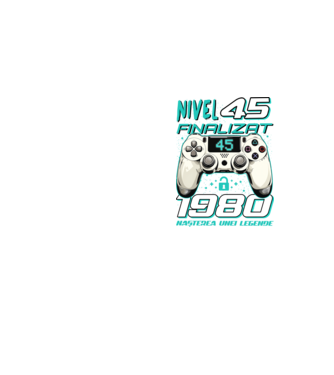 Nivel finalizat 45 1980 model galben neon pe tricou