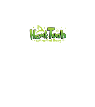 Hawk tuah xmas model negru pe tricou