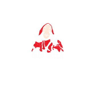 ciao bella dali model negru pe tricou