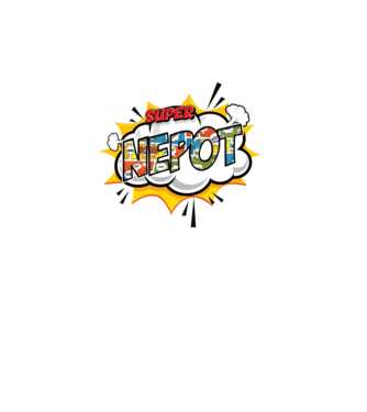 Super Nepot model turcoaz pe tricou
