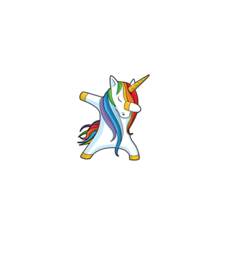 DAB Unicorn 2 model gri pe tricou