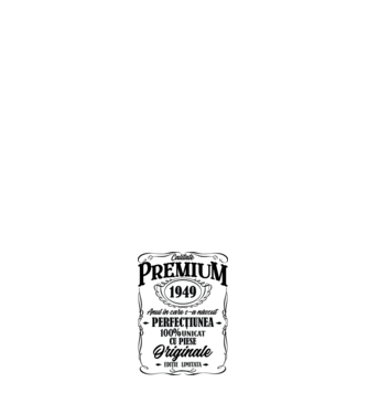 calitate premium -1949 - anul în care s-a născut - perfecțiunea - 100% unicat, cu piese originale, ediție limitată model negru pe tricou