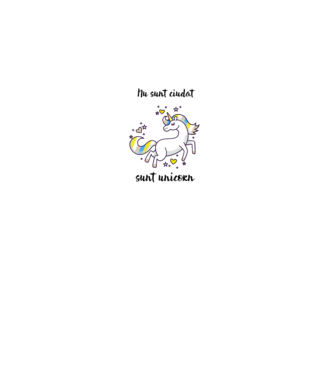 Nu sunt ciudat - sunt unicorn model gri pe tricou