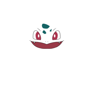 Bulbasaur model gri pe tricou