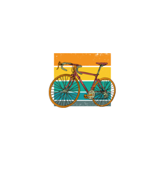 Retro bike model albastru jeanși pe tricou
