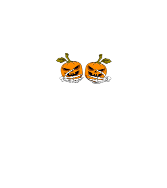 Pumpkin titts model negru pe tricou