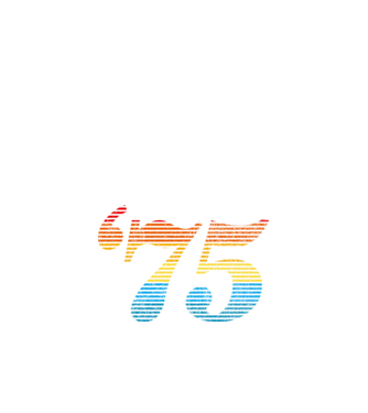 Retro Birthday 1975 model negru pe tricou