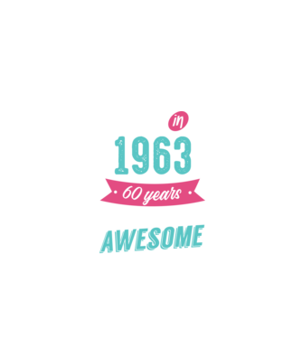 Made in 1963 model negru pe tricou