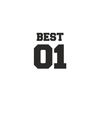 Best 01 model alb pe tricou