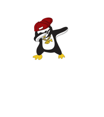 Pinguin DAB model albastru deschis pe tricou