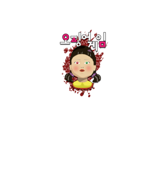 red light green light doll model gri pe tricou