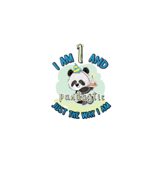 PANDASTIC 1 model alb pe tricou