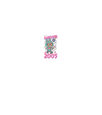 Awesome since 2005 - Labubu model albastru jeanși pe tricou