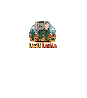 Lirili Larila model negru pe tricou