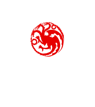 Targaryen model albastru jeanși pe tricou