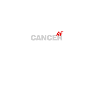 CANCER as fuck model negru pe tricou