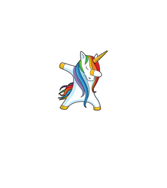 DAB Unicorn 2 model gri pe tricou