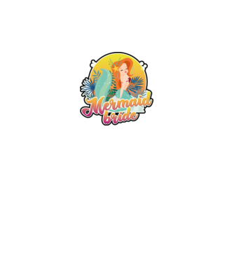 Mermaid bride hawaii model alb pe tricou