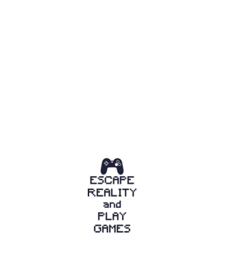 Escape reality model negru pe tricou