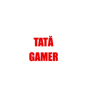 ziua tată noaptea gamer model negru pe tricou