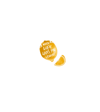 When life gives you lemons... model albastru regal pe tricou