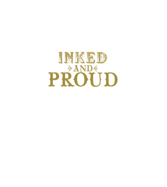Inked and proud model negru pe tricou