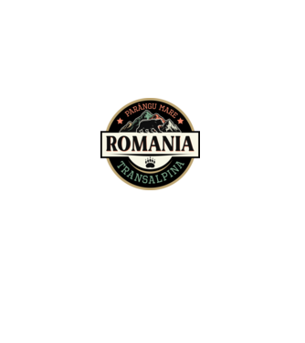 România transalpina model negru pe tricou