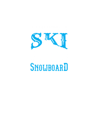 Day without SKI model negru pe tricou