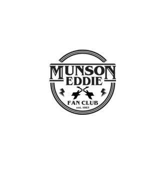 eddie munson fan club est 1983 model roz deschis pe tricou