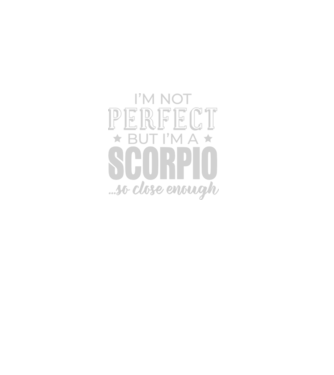 Not perfect, but SCORPIO model negru pe tricou