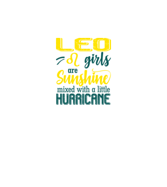 Sunshine with Hurricane LEO model negru pe tricou
