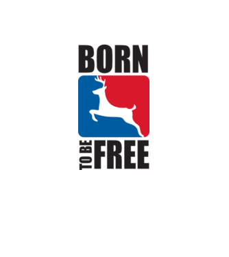 born to be free model gri pe tricou
