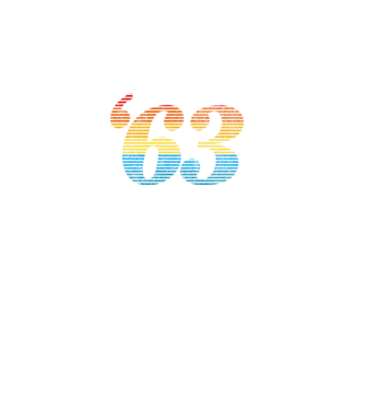 Retro Birthday 1963 model negru pe tricou
