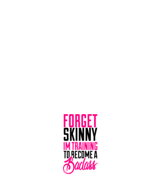 Forget Skinny model roz deschis pe tricou