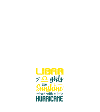 Sunshine with Hurricane LIBRA model negru pe tricou