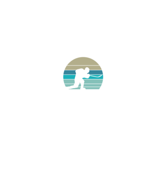 Hockey dad model albastru jeanși pe tricou