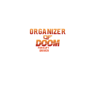 organizer of DOOM model negru pe tricou