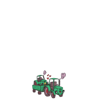 TRACTOR model negru pe tricou