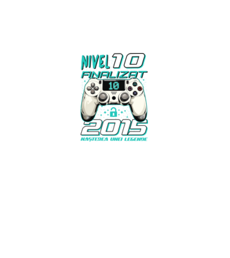 Nivel finalizat 10 2015 model negru pe tricou