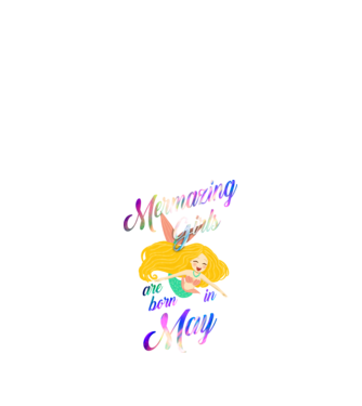 Mermazing girls are born may model negru pe tricou