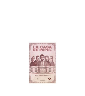 la casa de papel poster model negru pe tricou