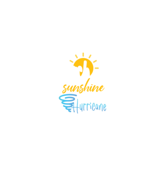 March Girls are Sunshine mixed with a little Hurricane model negru pe tricou