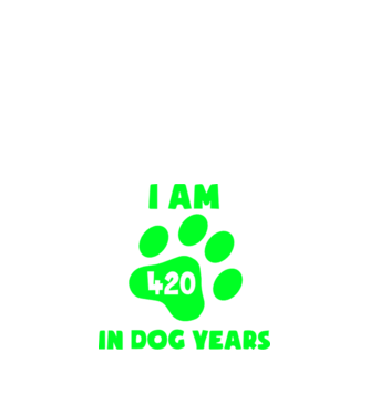 Dog Year - 420 model albastru închis pe tricou