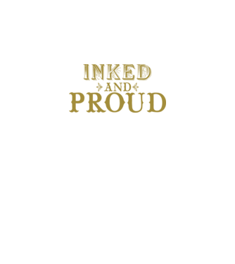 Inked and proud model negru pe tricou