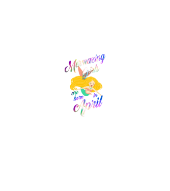 Mermazing girls are born in april model negru pe tricou