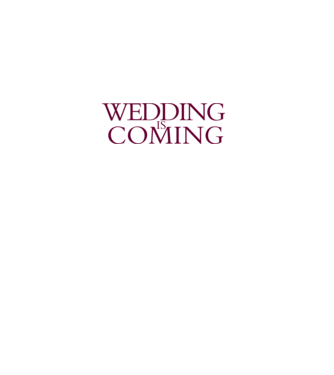 Wedding is coming model gri pe tricou