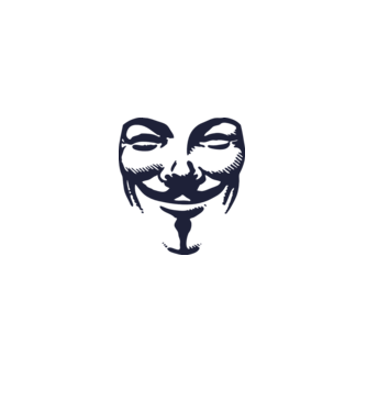 vendetta mask model galben pe tricou