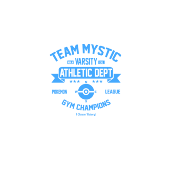 Mystic champions model negru pe tricou