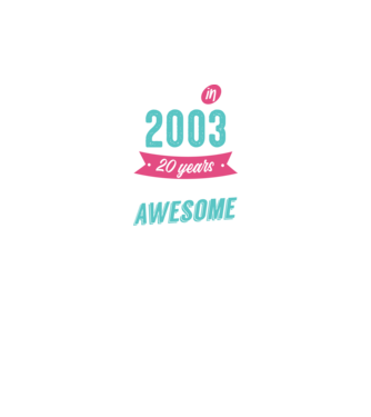 Made in 2003 model negru pe tricou